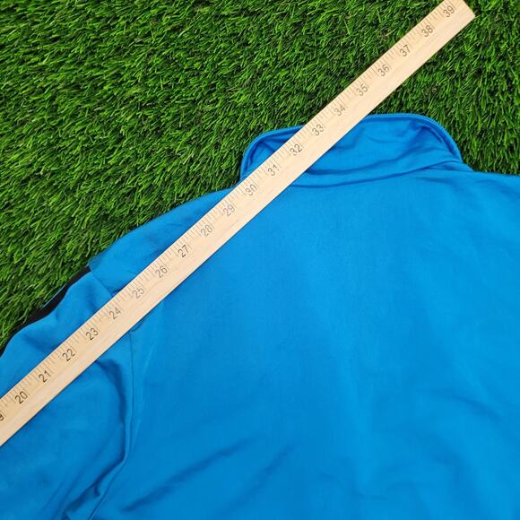 ADIDAS 3-Bar Track Jacket Small 19x26 Baggy Beckenbauer - Picture 4 of 14